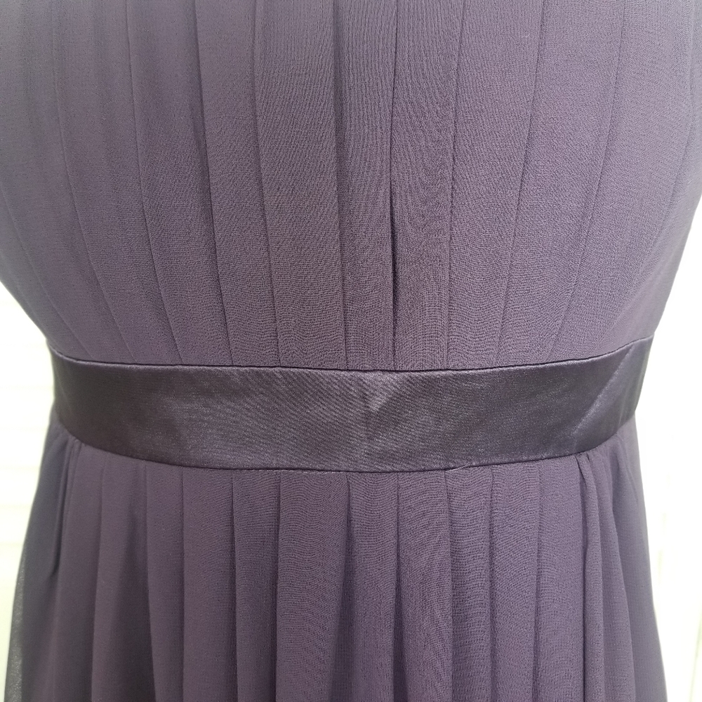 Levkoff bridesmaid chiffon dress gown - Picture 4 of 11